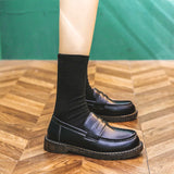 Sohiwoo Japan Style Girl lolita JK Shoes Student TPR Low Heels Female Shallow Loafers Sapatilhas Mulher