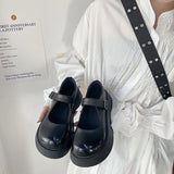 Sohiwoo Japanese JK small leather shoes college style big head doll princess shoes Lolita retro Mary Jane women's shoes cosplay cos