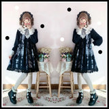 Sohiwoo Winter Kawaii Girl Sweet Lolita Boots Vintage Round Head Plush Cashmere Warm Women Shoes Cute Bowknot Snow Boots