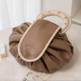 Sohiwoo Essential For Beauty Toiletry Daily Travel Bag Keep Your Fashionable Organized And Makeup Use Drawstring Bags