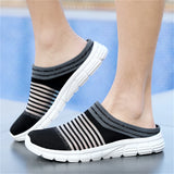 Sohiwoo  Men Slippers Summer Non-slip Mesh Shoes For Men Women Casual Shoes Lightweight Comfortable Breathable Sandals Big Size 46