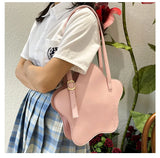 Sohiwoo Star Yellow Y2k Handbag Women Harajuku Pu Leather Chic Solid Jk Shoulder Bag Ladies Retro Cute Lolita Mini Bag Aesthetic