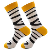 Sohiwoo New Cotton Funny Couple Socks Men Harajuku Leaf Crew Casual Happy Sox Male Art Flamingo Fashion Cute Stylish Sokken Hip Hop