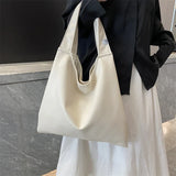 Sohiwoo Main Bag Shopper  Soft Tote Lightweight Summer Bags PU A Large Shoulder Sac Leather Women Capacity Totes Latest Brands