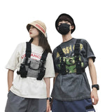 Sohiwoo Unisex Chest Bag Functional Men Women Fashion Bullet Hip Hop Vest Streetwear Bag Waist Pack Chest Rig Bag 4 Colors