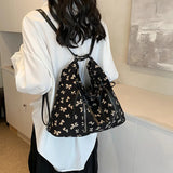 Sohiwoo Fashion Shoulder Bag Tote Armpit Bag Female Summer New Korean Style Simple-Decorated Backpack For Commuter