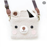 Sohiwoo Handmade crocheted beautiful patchwork shoulder bag with lining. Handbag is exquisite, practical, and easy to carry