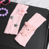 Sohiwoo Trendy Kids Leg Warmers Pink White Multi-Wear Leg Cover Arm Sleeves Girls Y2K Versatile Socks Children Sweet Photograph Wear