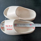 Sohiwoo Original Brand Flip-flops Summer Men Women Slippers Soft Sandals Unisex Beach Casual Platform Shoe Indoor Light EVA Yeez Slides