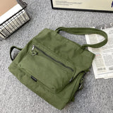 Sohiwoo 100% Cotton Female Canvas Convertible Tote Bag Shoulder Bag Student Casual Big Capacity School Book Everyday Messenger Bag