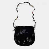 Sohiwoo Ancient Style Han Element Cheongsam Good Match Bag Retro Brocade Bag Closing Bags Niche Woven Beaded Shoulder Cloth Bags Purse