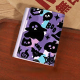 Sohiwoo Ghost Graffiti Wallets for Women Cute Designer Short Fashion Y2k Coin Purse Casual Pu Leather Original Female Card Wallet