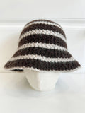 Sohiwoo Striped Knitted Knitted Hats For Women&Men Winter Warm Fisherman Hat Unisex Outdoor Coldproof Skullies Caps Bonnet Female Panama