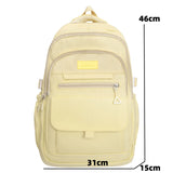 Sohiwoo Women Backpack Harajuku Fashion Female Student Girls Men School Backpacks Large Capacity Male Waterproof  Nylon Travel Knapsack