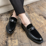 Sohiwoo Plus Size 38-48 Hot Men Causal Suede Leather Shoes Luxury Loafers Fashion Office Shoes Dress Shoes Business Shoes Free Shipping