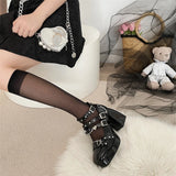 Sohiwoo Platform Heels Mary Jane Shoes Sandals Gothic Women's  Elegant Party Woman Sexy Pumps Stripper New Rock with Kabuki Club JK