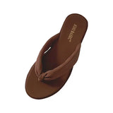 Sohiwoo New Summer Clip Toe Women Slipper Fashion Slip On Soft Flat Heel Slides Ladies Outdoor Beach Vaction Sandalias Flip Flop