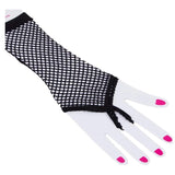 Sohiwoo Black New Women Long Fishnet Gloves Summer Mesh Hollow Sunscreen Gloves Girl Gothic Punk Rock Driving Non-Slip Arm Sleeve