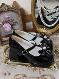 Sohiwoo Sweet Original Lolita High Heels Japanese Cute Thick Sole Elevated Round Toe Lolita Medium Heels Lo Shoes Female