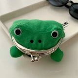 Sohiwoo 1PCS New Selling Frog Wallet Anime Cartoon Wallet Coin Purse Manga Flannel Wallet Cute Purse Coin Holder