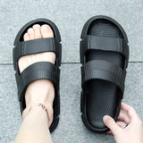 Sohiwoo Light Men's Slippers Summer Beach Shoes For Men Outdoor Wading Sandals Soft Beach Antiskid Sports Men's Slippers Platform