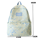 Sohiwoo Girls Waterproof Nylon Printing Travel Book Bag Trendy Women Kawaii Lady School Bag Fashion Female Laptop College Backpack Cute