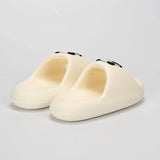 Sohiwoo Women's Cute Thick Bottom Panda Slippers for Home 2024 Summer Indoor Soft Sole Pillow Slippers Eva Slides Comfort Flat Sandals