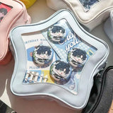 Sohiwoo Cute Popular Display Ita Bag Sweet Chic Five-star Shoulder Bags Women Kawaii PU Transparent Crossbody Bag Bolso Mujer