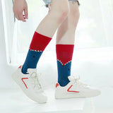 Sohiwoo New Cotton Funny Couple Socks Men Harajuku Leaf Crew Casual Happy Sox Male Art Flamingo Fashion Cute Stylish Sokken Hip Hop