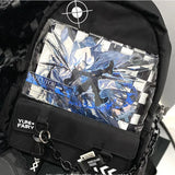 Sohiwoo Fashion New Women Ita Backpacks Large Capacity Subculture DIY Transparent Bolso Mujer Students Commute Laptop Bag Female