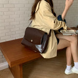 Sohiwoo Messenger Ladies Office Vintage Designer Large Women Bolso Crossbody Classic Bag Handbags Mujer Bags Shoulder Capacity Bag