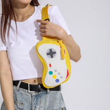 Sohiwoo Gamepad Design Chest Bag Versatile Crossbody Bag & Purse Color Contrast Sling Bag