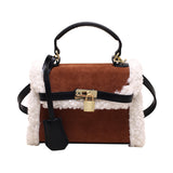 Sohiwoo Trendy Buckle Crossbody Bag Vintage Flap Square Bag Upgrade Your Style with Retro Handbag