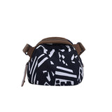 Sohiwoo Geometric Pattern Crossbody Bag Nylon Chest Purse Casual Shoulder Bag For Travel