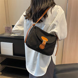 Sohiwoo Canvas Messenger Bag Vintage Small Crossbody Shoulder Bag Multifunctional Flap Bag Purse