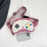 Sohiwoo Gamepad Design Chest Bag Versatile Crossbody Bag & Purse Color Contrast Sling Bag