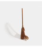 Sohiwoo Retro Fringed Flap Crossbody Bag Boho Style Suede Tassel Shoulder Bag Small Purse Bag