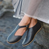 Sohiwoo Women Plain Flat Round Toe Casual Date Travel Flat & Loafers