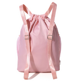 Sohiwoo Waterproof Drawstring Backpack Foldable Outdoor Sports Backpack for Gym Fitness - Perfect for Travel & Exercise