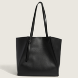 Sohiwoo Solid Color Large Capacity Tote Bag Minimalist Lightweight Shoulder Bag Vintage Versatile Shoulder Bag For Commute