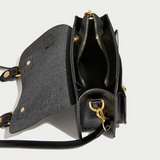 Sohiwoo Mini Vintage Crossbody Messenger Bag Retro Flap Cambridge Bag Casual Handbag & Shoulder Purse