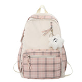 Sohiwoo Coquette Girl Lattice Travel  Backpack