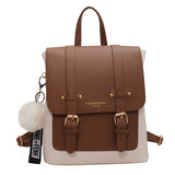 Sohiwoo Designer Leather Travel Backpack
