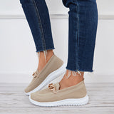 Women Breathable Platform Loafer Casual Comfy Tennis Walking Shoes