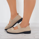 Women Knit Mary Jane Flats Breathable Loafers Comfy Walking Shoes