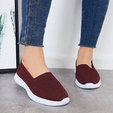 Sohiwoo  Women Breathable Mesh Knit Sneakers Casual Daily Shoes