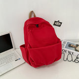 Sohiwoo Preppy Cool Cotton Backpack