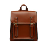 Sohiwoo Vintage Leather School Bag