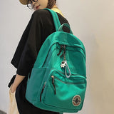 Sohiwoo Casual Nylon College Backpack