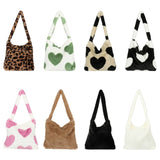 Sohiwoo Fluffy Shoulder Plush Tote